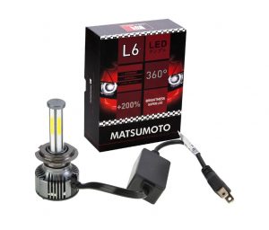 Ampolleta 12V H7 L6 Led 360 6500LM Matsumoto